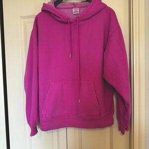 Pullover hoodie bubblegum pink sweatshirt SIZE L PINK by Victoria's Secret